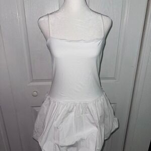 Aritzia Babaton White‎ Rolodex Dress Size Large Excellent Condition